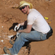 Lead author Steven Jasinski conducting field work.